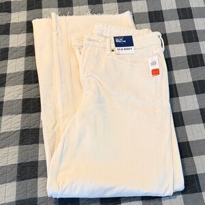 Old Navy women’s ivory cream jeans